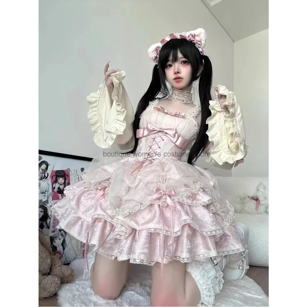 Lolita Princess Dress Rose Butler JSK Complete Subcultural Sweet And Spicy Pure Desire Gentle Ballet Style Lolita Dress
Lolita Princess Dress Rose Butler JSK Complete Subcultural Sweet And Spicy Pure Desire Gentle Ballet Style Lolita Dress