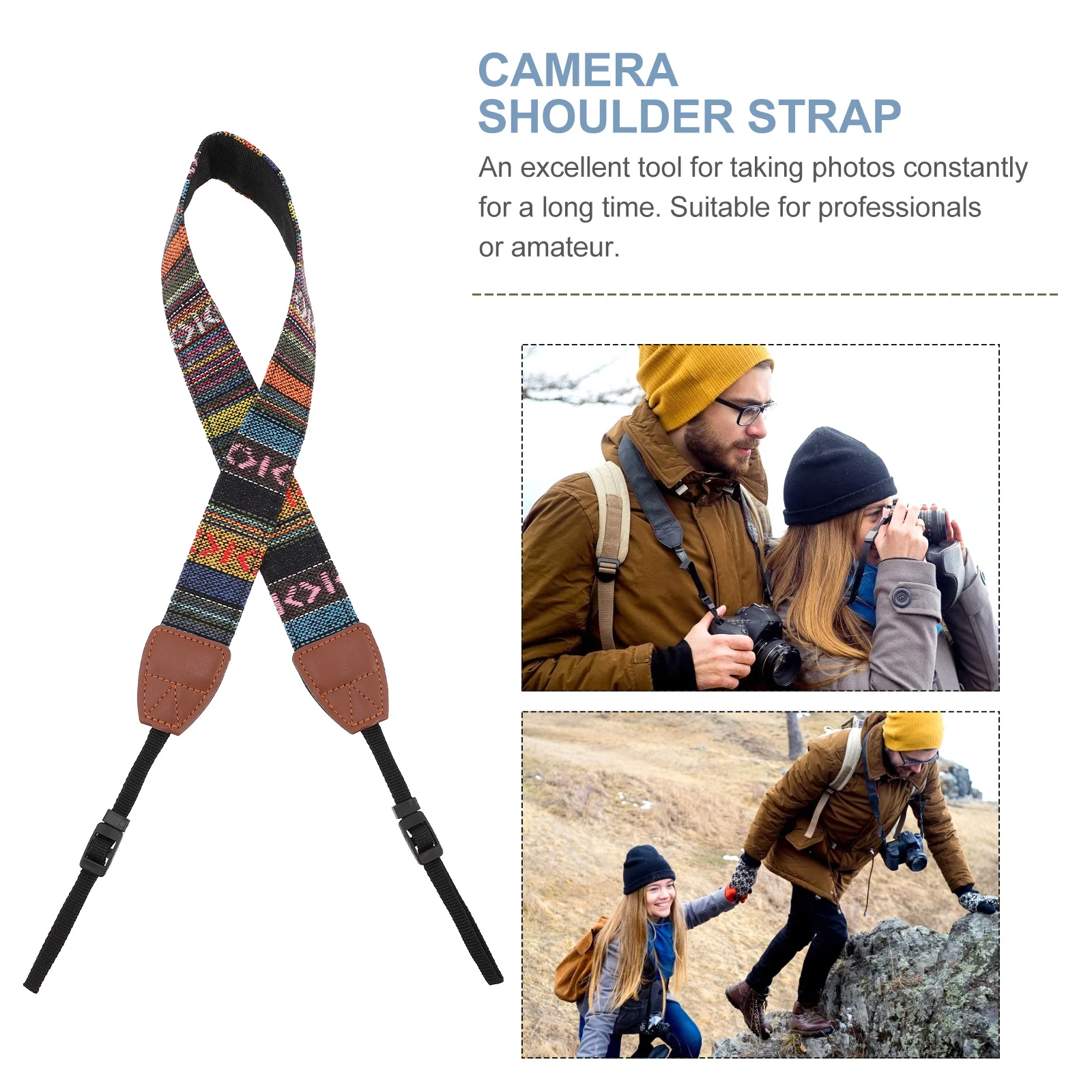 Camera Strap for Film Universal Shoulder Dslr Neck Sling Retro Ethnic Style Lanyard
Camera Strap for Film Universal Shoulder Dslr Neck Sling Retro Ethnic Style Lanyard