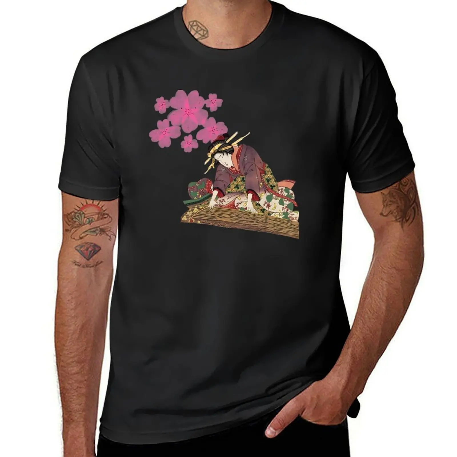 Courtesan Fumiyama of the Kurataya T-Shirt quick drying designer shirts summer top tshirts for men
Courtesan Fumiyama of the Kurataya T-Shirt quick drying designer shirts summer top tshirts for men