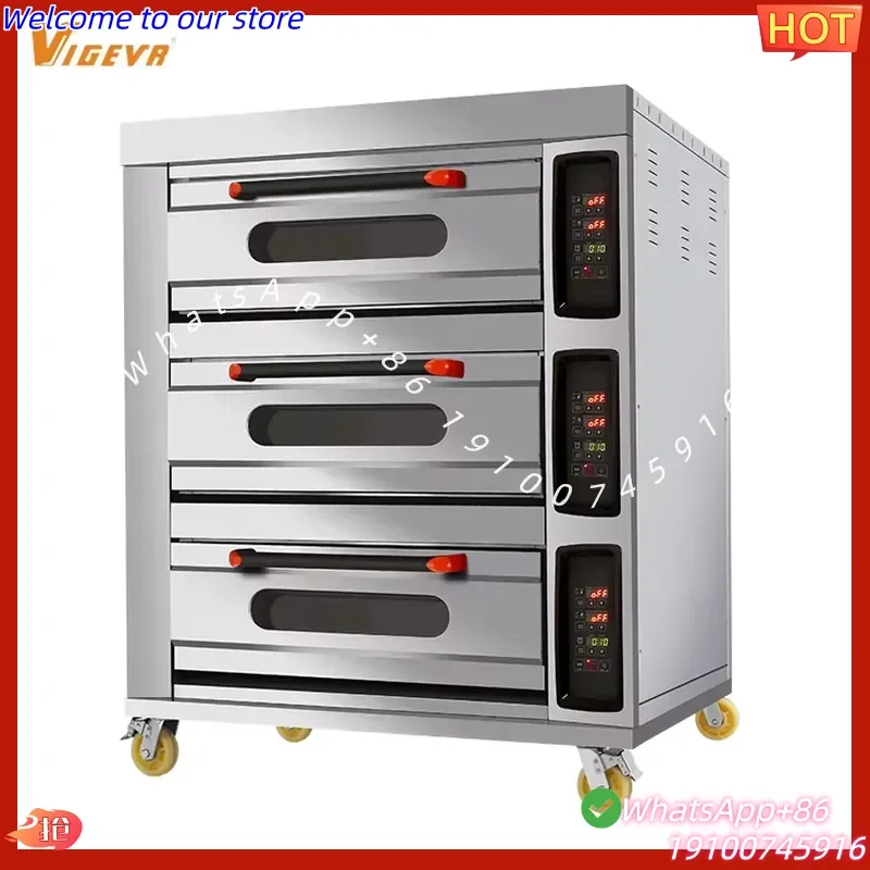 2026Hot Commercial Bakery Machine Bread Bakery Cake Deck Oven Baking Oven for Sale Commercial Kitchen Baking Equipment
2026Hot Commercial Bakery Machine Bread Bakery Cake Deck Oven Baking Oven for Sale Commercial Kitchen Baking Equipment