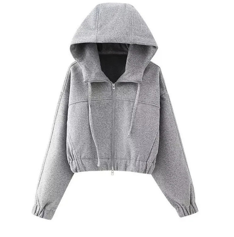 Spring Women's Casual Versatile Hoodie Fabric ort Sweatirt New Arrival
Spring Women's Casual Versatile Hoodie Fabric ort Sweatirt New Arrival