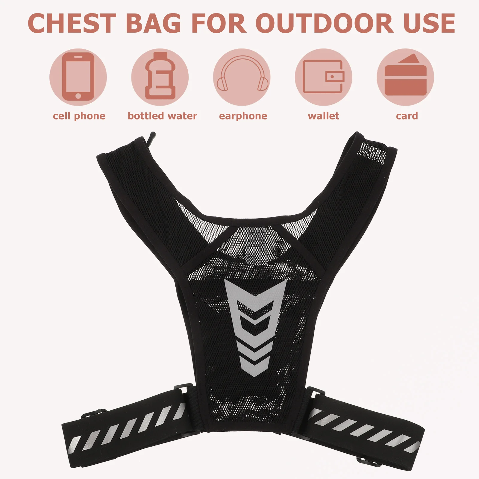 Large Capacity Lightweight Chest Bag for Men Outdoor Sports Breathable Running Vest with Phone Storage Cycling Hiking Travel
Large Capacity Lightweight Chest Bag for Men Outdoor Sports Breathable Running Vest with Phone Storage Cycling Hiking Travel