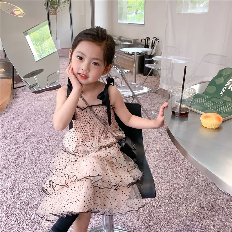 Summer New Children's Clothing Girls' Princess Dot Mesh Sling plus Cake Dress Two-Piece SetWS
Summer New Children's Clothing Girls' Princess Dot Mesh Sling plus Cake Dress Two-Piece SetWS