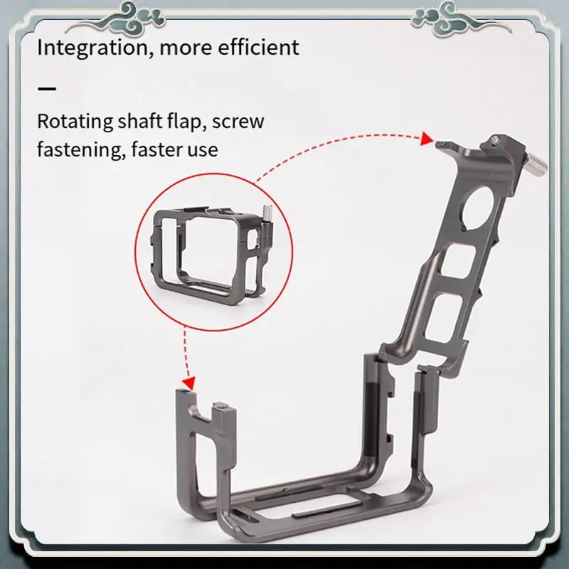 Camera Cage Camera Anti -Fall Protective Shell For Insta360 Ace /Ace Pro Frame Case Quick Release Case Mount Adapter
Camera Cage Camera Anti -Fall Protective Shell For Insta360 Ace /Ace Pro Frame Case Quick Release Case Mount Adapter