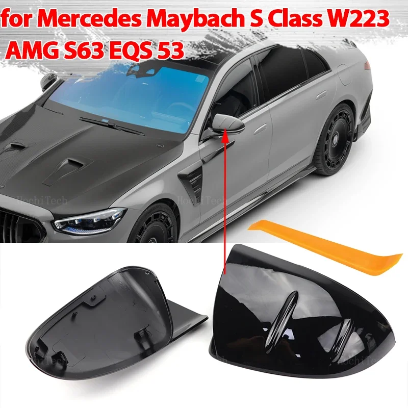 1 pair Rear View Side Case Trim Rearview Mirror Cap for Mercedes-Benz Maybach AMG S-Class S Class W223 S 63 S63 EQS V297
1 pair Rear View Side Case Trim Rearview Mirror Cap for Mercedes-Benz Maybach AMG S-Class S Class W223 S 63 S63 EQS V297