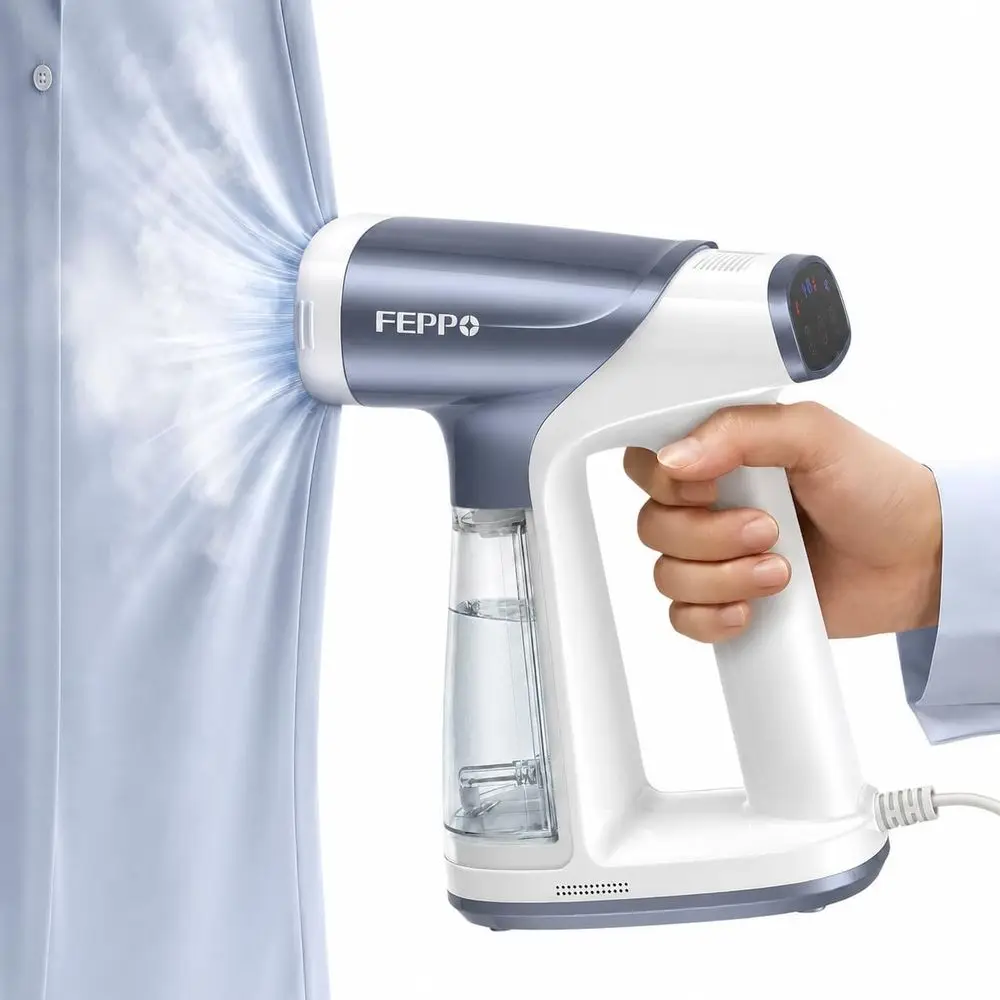 2-in-1 Handheld Garment Steamer and Iron with LED Display, Adjustable Suction and Steam, Suitable for Home Use (110-120V)
2-in-1 Handheld Garment Steamer and Iron with LED Display, Adjustable Suction and Steam, Suitable for Home Use (110-120V)