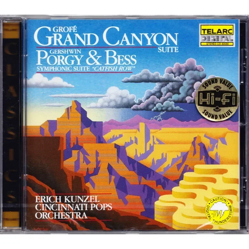 Genuine TELARC CD80086 for Grophy Grand Canyon Suite Gershwin Works Imported Classical Music
Genuine TELARC CD80086 for Grophy Grand Canyon Suite Gershwin Works Imported Classical Music
