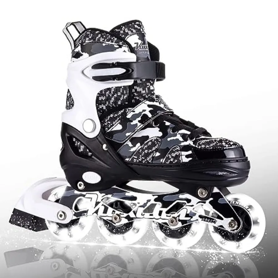 Kuxuan Boys Adjustable Inline Skates with Light up Wheels, Fun Illuminating Skates for Girls Youth
Kuxuan Boys Adjustable Inline Skates with Light up Wheels, Fun Illuminating Skates for Girls Youth