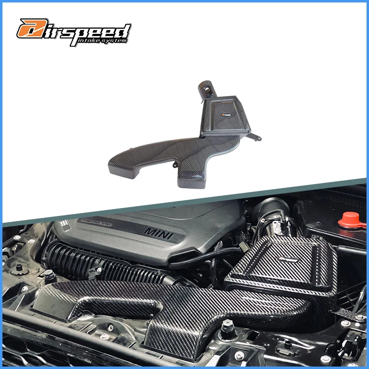 Airspeed 100% Dry Carbon Fiber Cold Air Intake System Kits for Mini F56 1 Series 118i B38 1.5T 120i B48 2.0T 2015-UP
Airspeed 100% Dry Carbon Fiber Cold Air Intake System Kits for Mini F56 1 Series 118i B38 1.5T 120i B48 2.0T 2015-UP