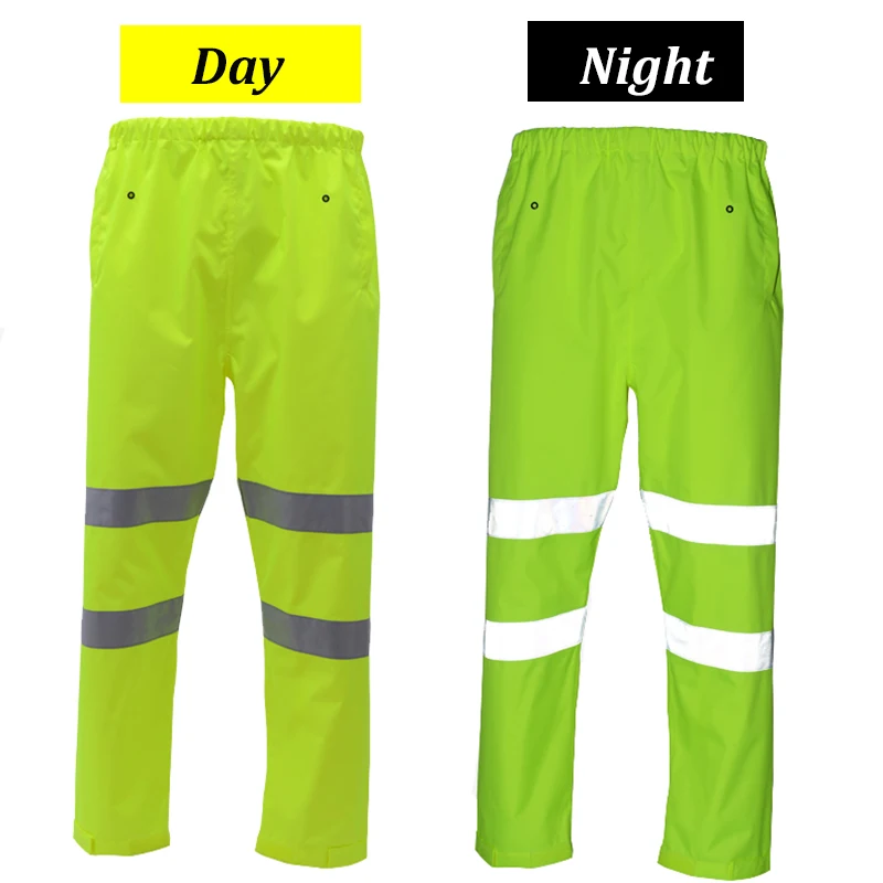 Hi Vis Pants Mens Road Reflective Water-Resistant Rain Pants Reflective Rider's Pants
Hi Vis Pants Mens Road Reflective Water-Resistant Rain Pants Reflective Rider's Pants