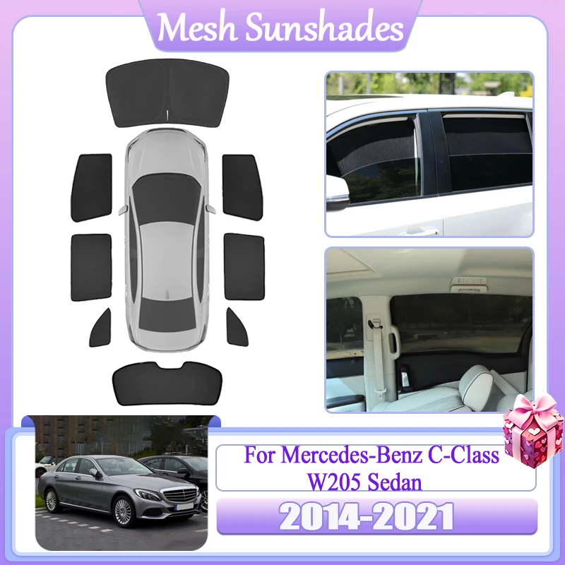 Auto Accessories For Mercedes-Benz C-Class W205 Sedan 2014-2021 Car Sunshades Magnetic Heat Insulation Visor Curtains Sun Shades
Auto Accessories For Mercedes-Benz C-Class W205 Sedan 2014-2021 Car Sunshades Magnetic Heat Insulation Visor Curtains Sun Shades