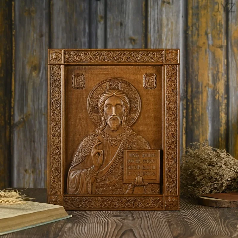 35cm Orthodox Icon Jesus Statue, Religious Saint Plaque Ornaments, Church Interior Home Wall Decoration
35cm Orthodox Icon Jesus Statue, Religious Saint Plaque Ornaments, Church Interior Home Wall Decoration