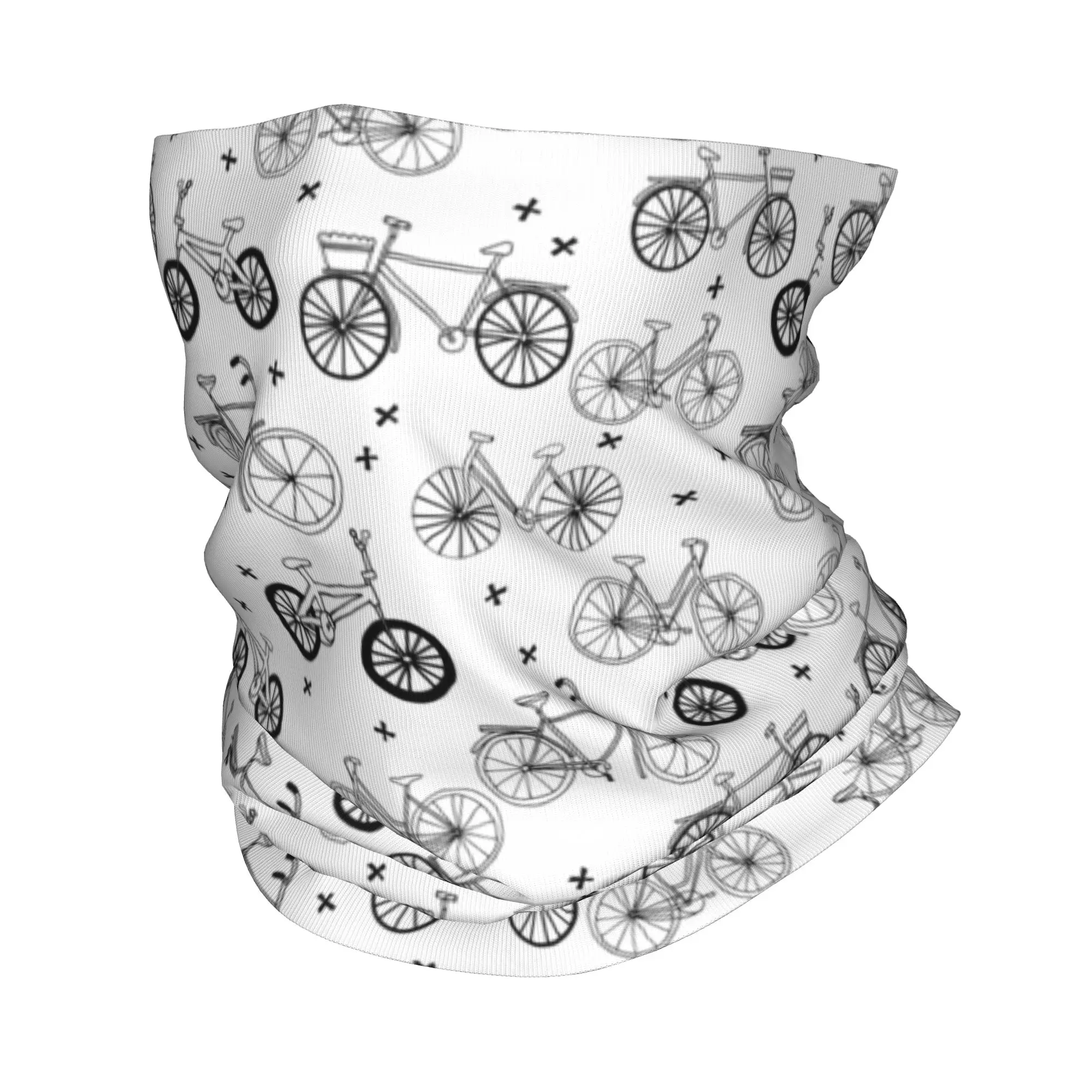 Custom Bicycles Black And White Hand Drawn Pattern Winter Headband Neck Warmer Women Men Hiking Cycling Tube Scarf Face Gaiter
Custom Bicycles Black And White Hand Drawn Pattern Winter Headband Neck Warmer Women Men Hiking Cycling Tube Scarf Face Gaiter