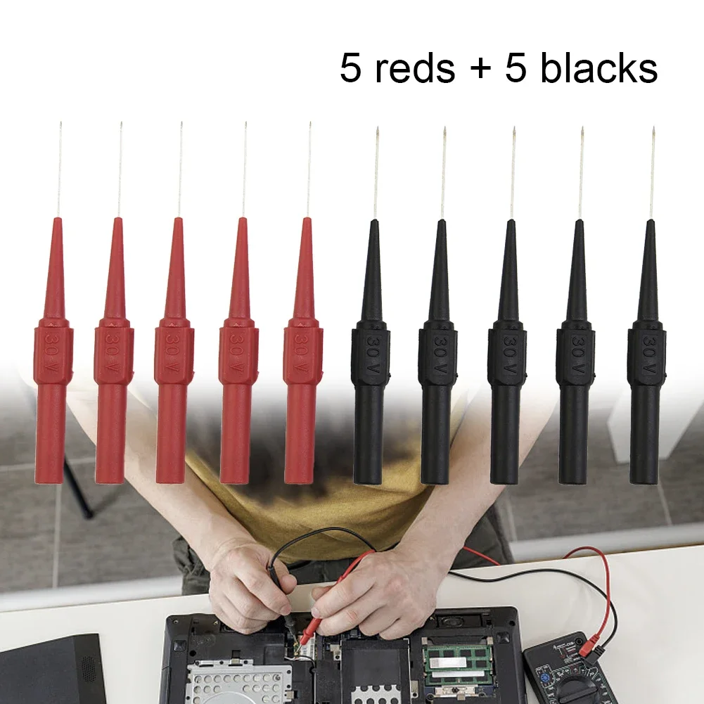10 Pcs 30V Car Tip Probes Diagnostic Tools Auto Multimeter Test Leads Extention Back Piercing Needle Tip Probes Mechanical Tools
10 Pcs 30V Car Tip Probes Diagnostic Tools Auto Multimeter Test Leads Extention Back Piercing Needle Tip Probes Mechanical Tools
