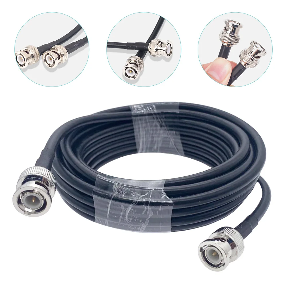 RG58 Male to Male Cable ABS 50 Ohm Low Impedance Gold Plated Contacts Reliable Interface Antenna
RG58 Male to Male Cable ABS 50 Ohm Low Impedance Gold Plated Contacts Reliable Interface Antenna