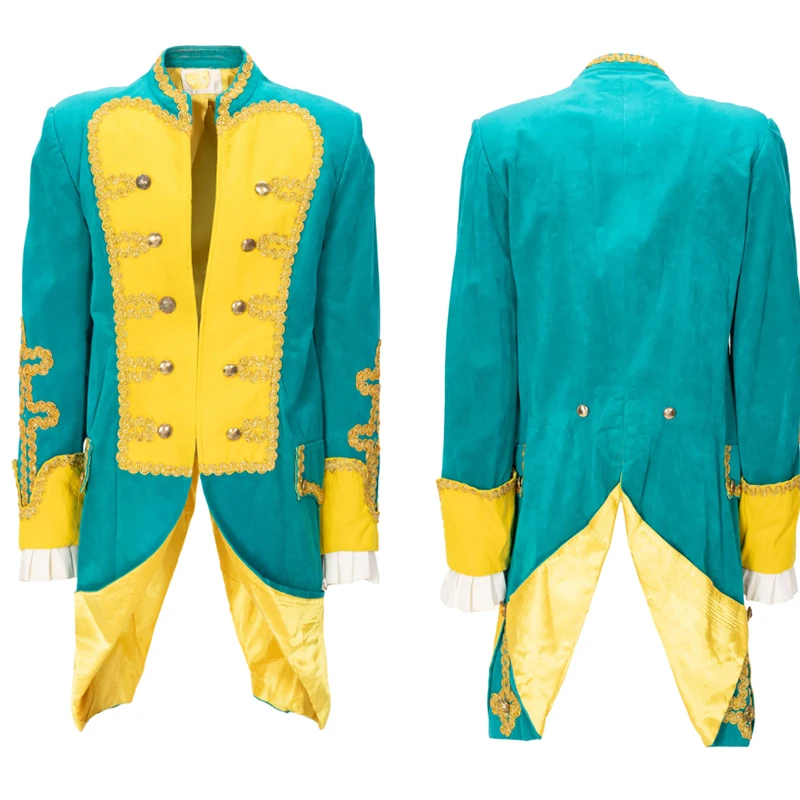 Custom Made 1990s Period Historical Vintage Green Yelow Tunic Jacket British Military Commander ruffled Sleeves Cuffs Top
Custom Made 1990s Period Historical Vintage Green Yelow Tunic Jacket British Military Commander ruffled Sleeves Cuffs Top