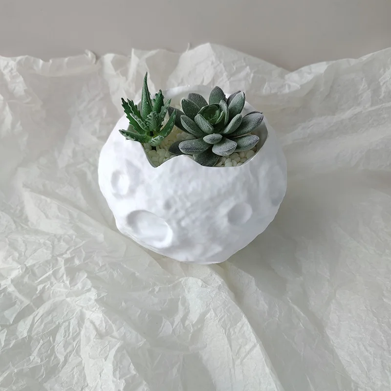 Moon Shape Flower Pot Silicone Mold Concrete Cement Handmade DIY Plaster Pot Silicone Mould Large Size
Moon Shape Flower Pot Silicone Mold Concrete Cement Handmade DIY Plaster Pot Silicone Mould Large Size