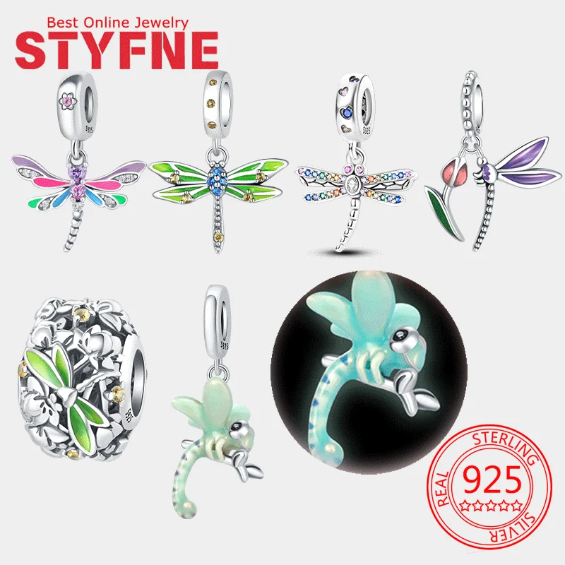 Charms 925 Silver Temperature-changing Dragonfly Colored Zircon Dragonfly Beads Pendant Fit Diy Original Bracelet Jewelry Gift
Charms 925 Silver Temperature-changing Dragonfly Colored Zircon Dragonfly Beads Pendant Fit Diy Original Bracelet Jewelry Gift