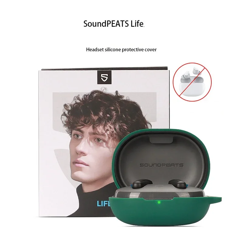 Silicone Earphone Cover For SoundPEATS Life Bluetooth Earbuds Protective For SoundPEATS Life Shell Anti Drop Box Headphone Case
Silicone Earphone Cover For SoundPEATS Life Bluetooth Earbuds Protective For SoundPEATS Life Shell Anti Drop Box Headphone Case