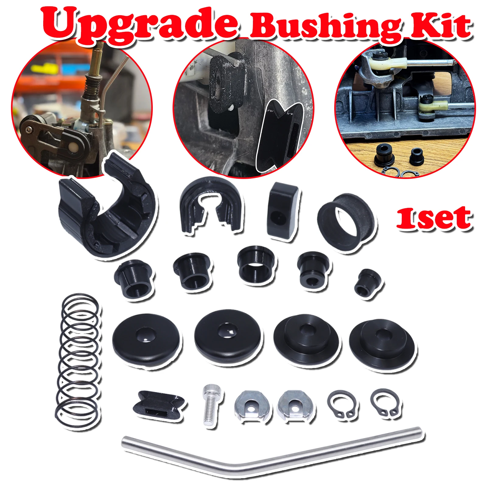 Upgrade Bushing Kit MT Gearbox Enhance Shifter Lever Adjuster Selector linkage End For VW Golf Jetta 4 Bora 1J Polo 9N Beetle
Upgrade Bushing Kit MT Gearbox Enhance Shifter Lever Adjuster Selector linkage End For VW Golf Jetta 4 Bora 1J Polo 9N Beetle
