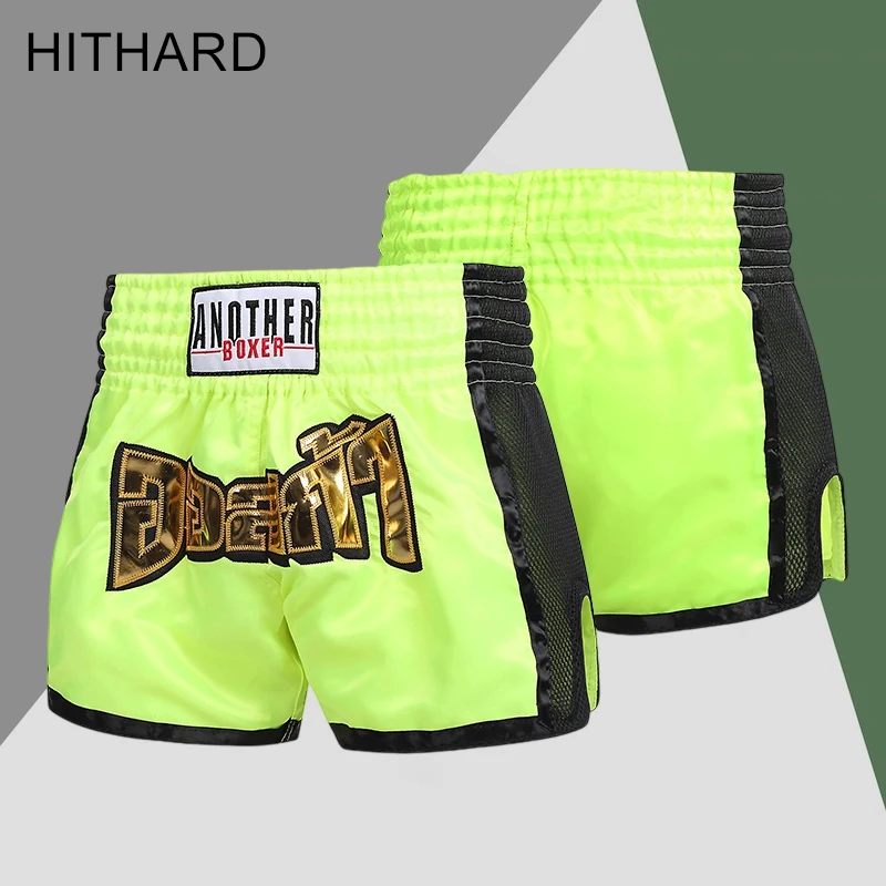 Muay Thai Shorts Thailand Boxing Shorts Women Men Kids Leather Embroidery Cage Fight Kickboxing Shorts Martial Arts MMA Clothing
Muay Thai Shorts Thailand Boxing Shorts Women Men Kids Leather Embroidery Cage Fight Kickboxing Shorts Martial Arts MMA Clothing
