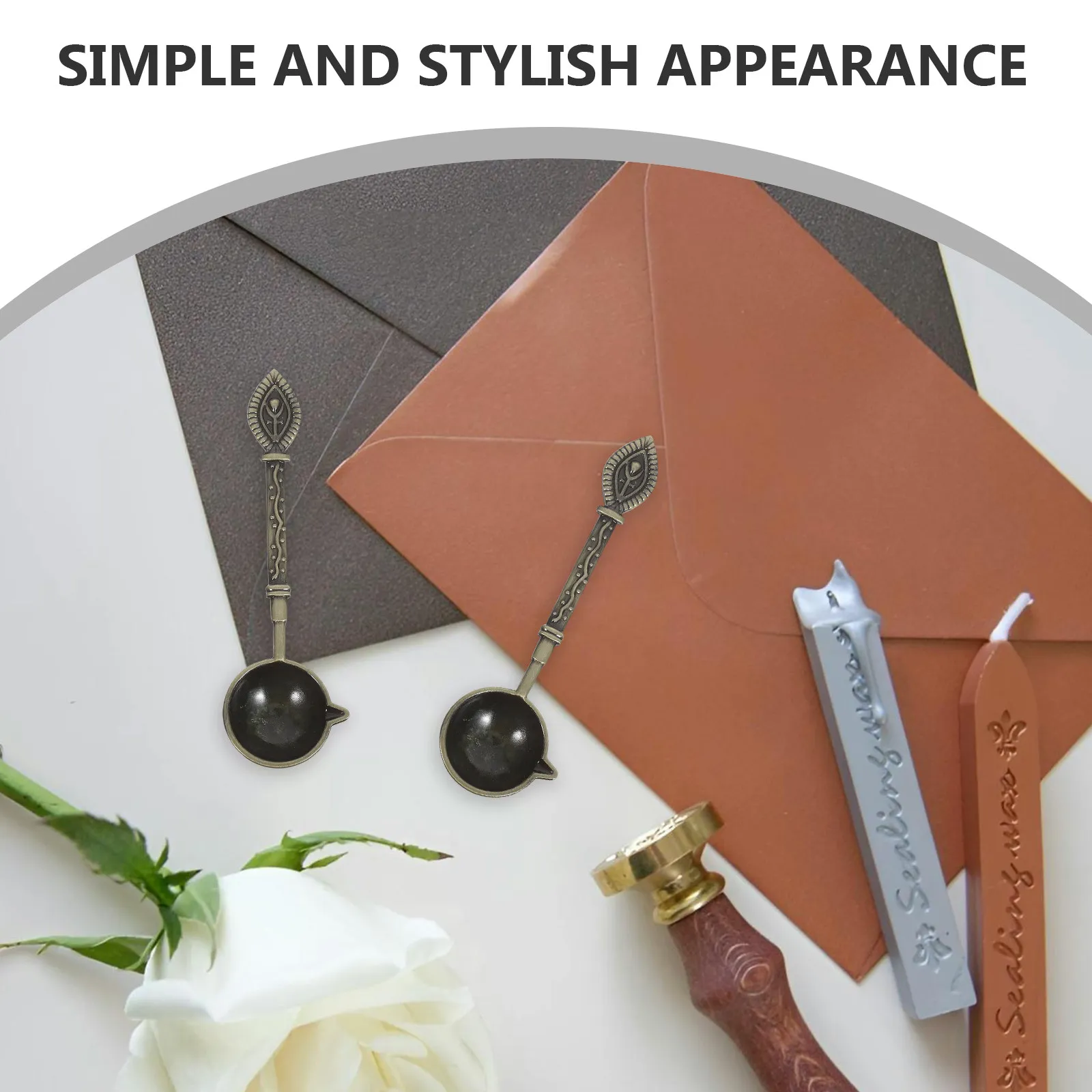 Набор из 3 элегантных восковых ложек для печатей, из сплава, с равномерным распределением тепла, для самостоятельного изготовления свадебных приглашений, конвертов, декоративной восковой запечатки
Набор из 3 элегантных восковых ложек для печатей, из сплава, с равномерным распределением тепла, для самостоятельного изготовления свадебных приглашений, конвертов, декоративной восковой запечатки