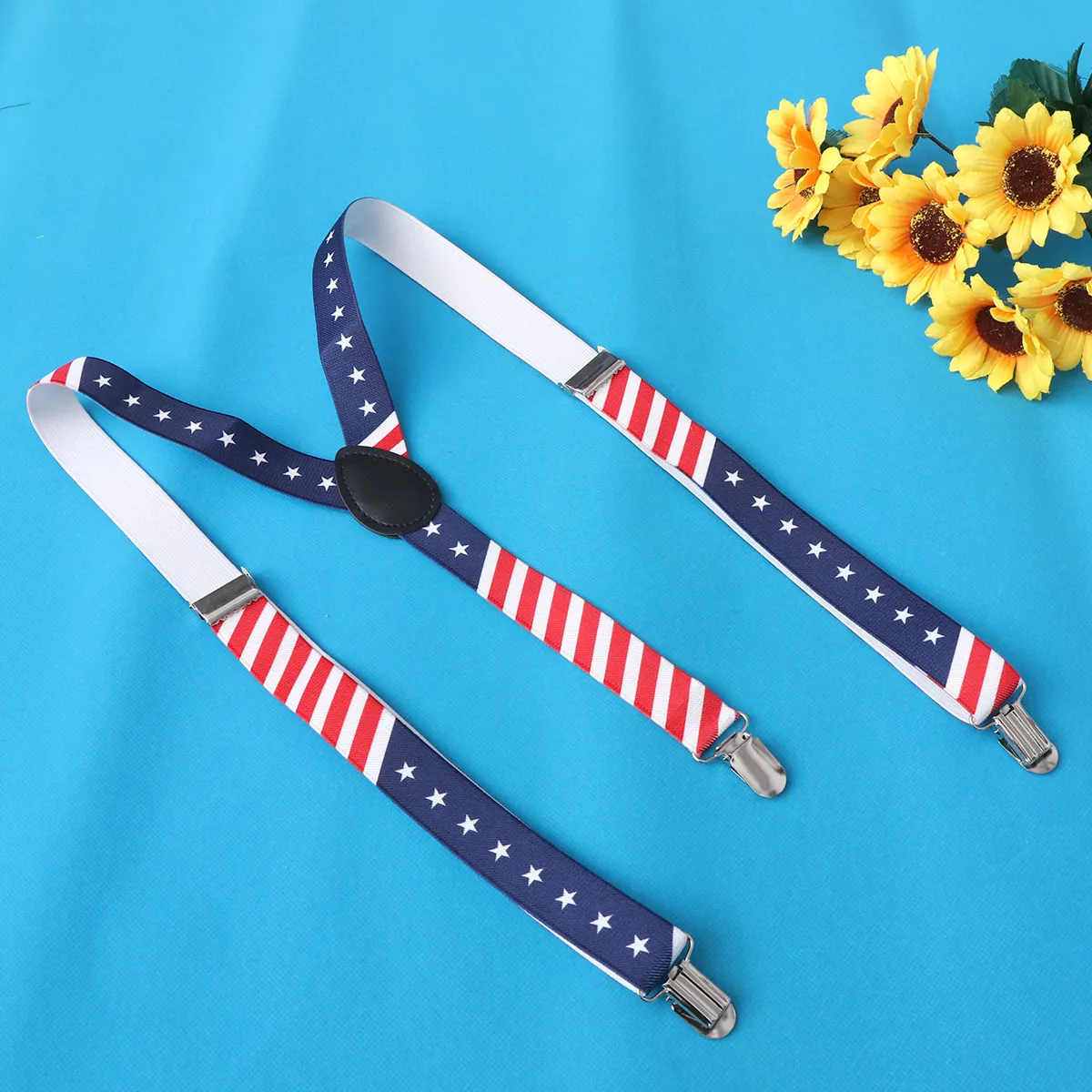 Us Flag Printing Elastic Clip-on Suspenders Y-Shaped Adjustable Braces for Men Women Casual Party Daily Wear Suspender
Us Flag Printing Elastic Clip-on Suspenders Y-Shaped Adjustable Braces for Men Women Casual Party Daily Wear Suspender