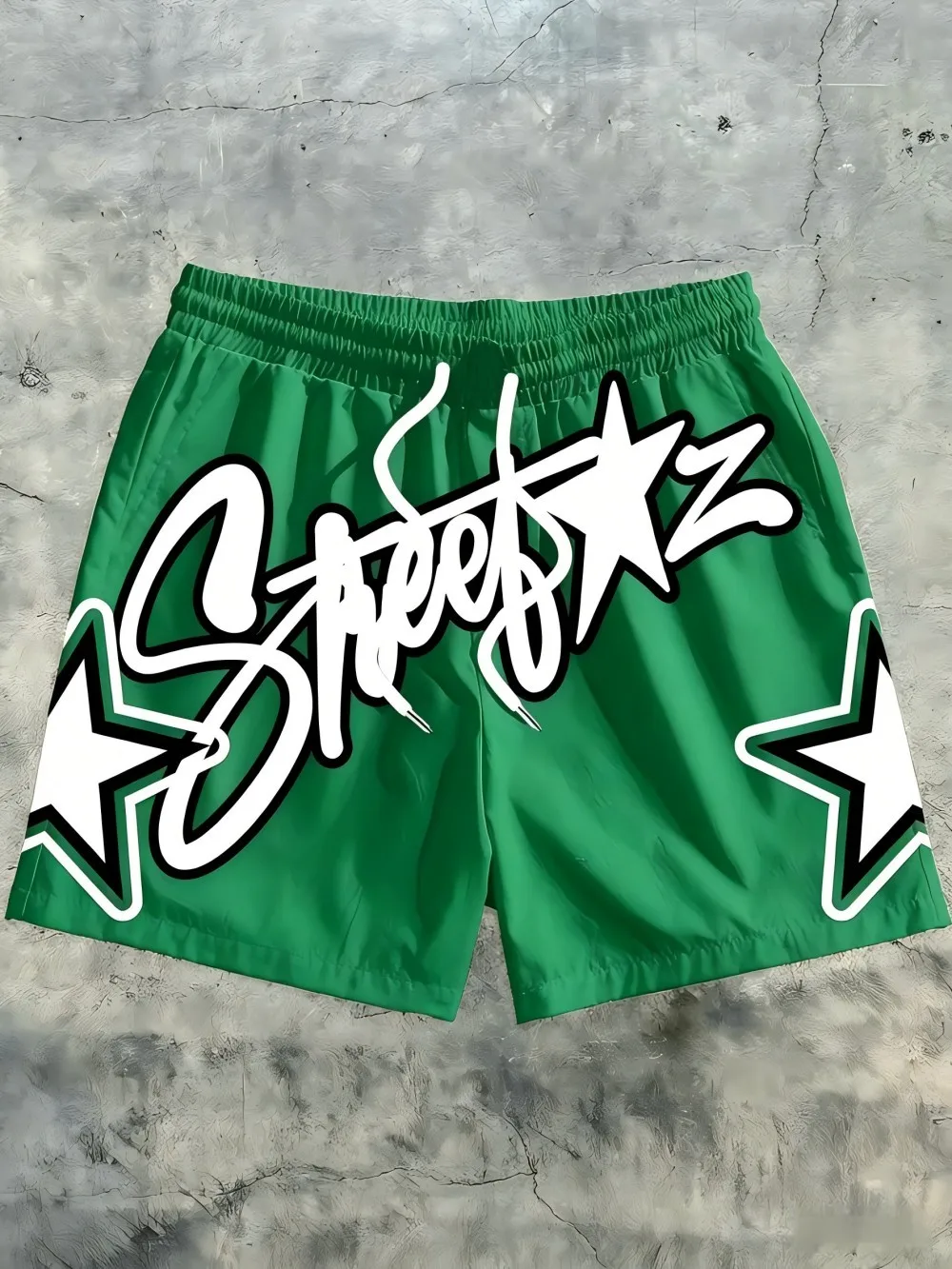 Green Street Starz Star Graphic Print Casual Shorts Y2K Hip Hop Quick Drying Streetwear Elastic Waist Summer Running Shorts
Green Street Starz Star Graphic Print Casual Shorts Y2K Hip Hop Quick Drying Streetwear Elastic Waist Summer Running Shorts