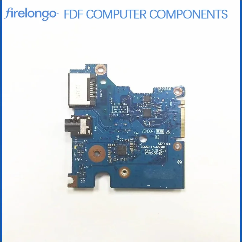 New Original for Dell G15 5530 5535 G16 7630 USB Audio Network Port Daughter Board LS-M534P
New Original for Dell G15 5530 5535 G16 7630 USB Audio Network Port Daughter Board LS-M534P