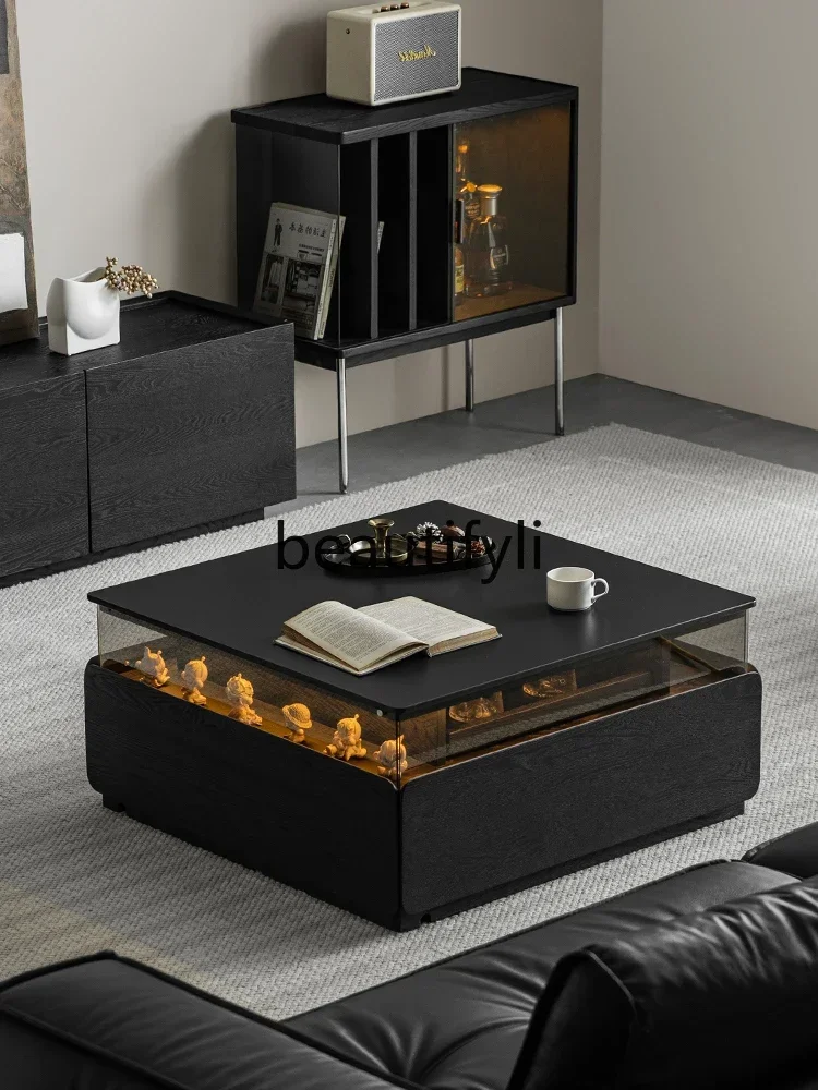 ss CSquare rock slab coffee table lighting atmosphere solid wood with black modern minimalist home living room
ss CSquare rock slab coffee table lighting atmosphere solid wood with black modern minimalist home living room
