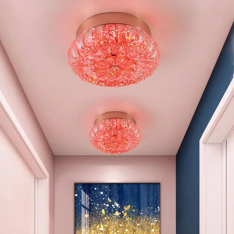 Golden crystal red round lantern balcony light New Year modern simple light luxury entrance corridor corridor Jiaxing new house
Golden crystal red round lantern balcony light New Year modern simple light luxury entrance corridor corridor Jiaxing new house