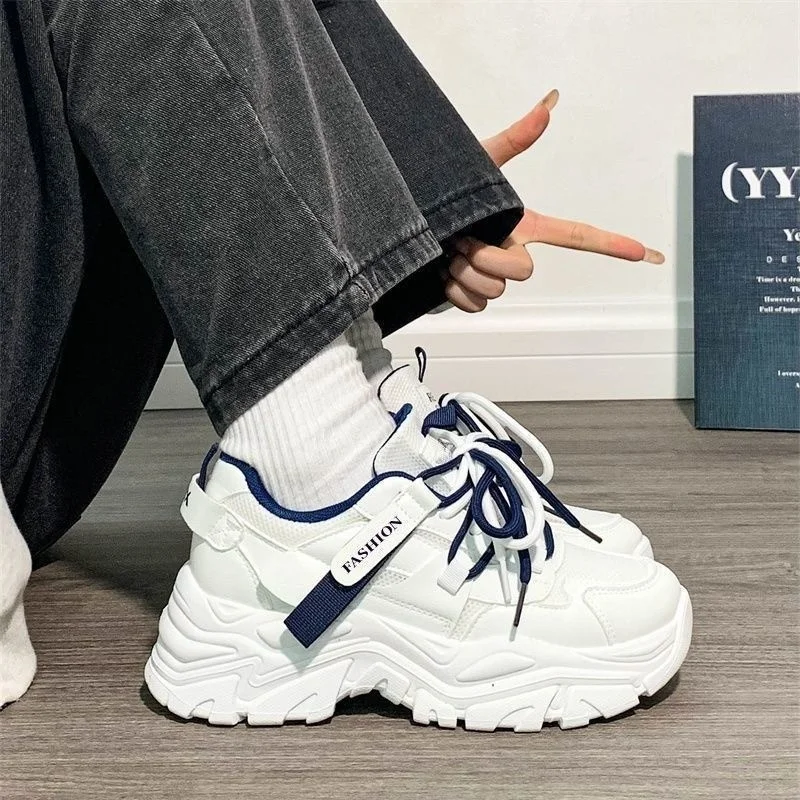 Women's Shoes Comfortable Breathable Casual Sports Outdoor Thick Sole Sneakers Blue White Fashion Casual Walking Shoes
Women's Shoes Comfortable Breathable Casual Sports Outdoor Thick Sole Sneakers Blue White Fashion Casual Walking Shoes