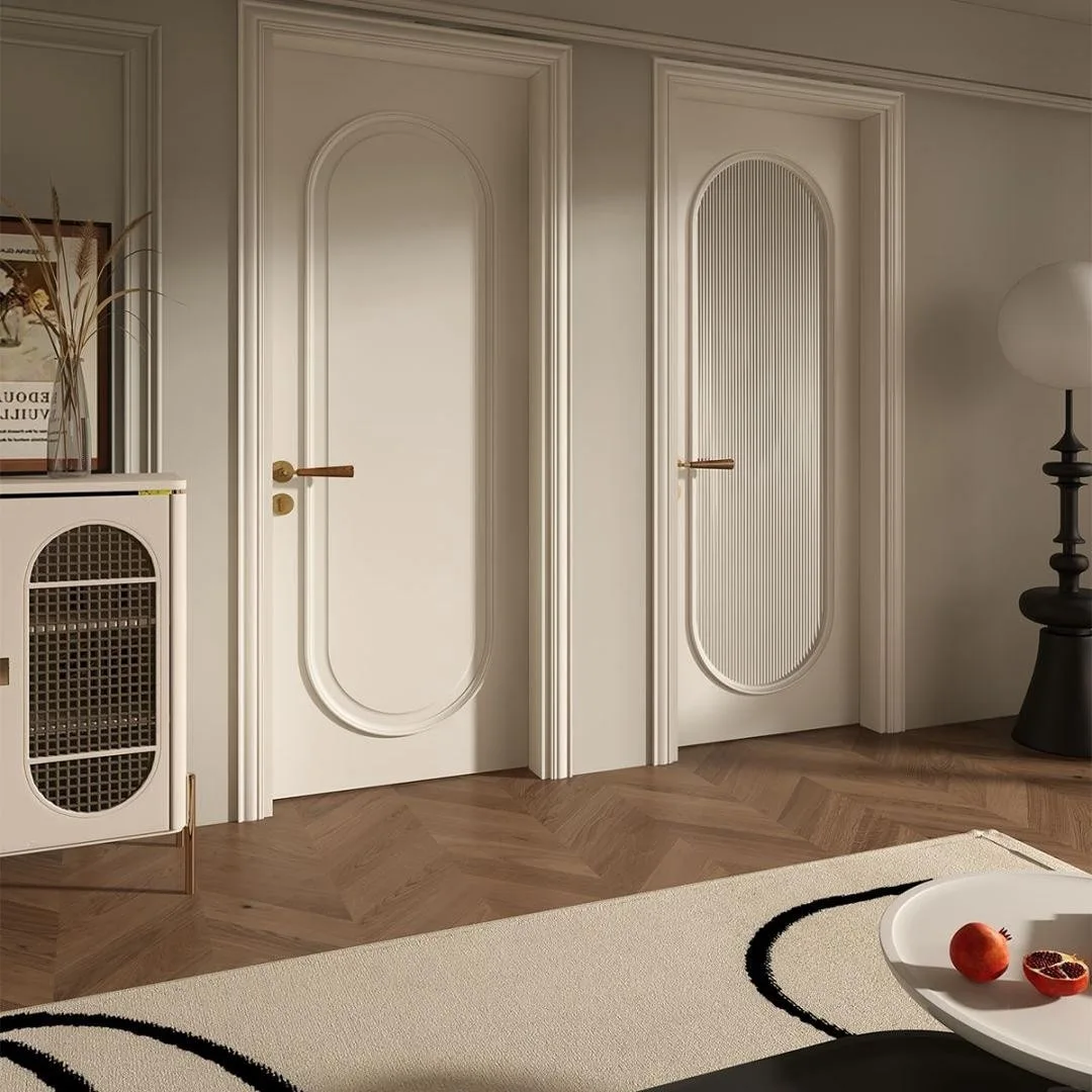 French paint woodenr wholesale cream white bedroom door full set household indoor set cream room door
French paint woodenr wholesale cream white bedroom door full set household indoor set cream room door