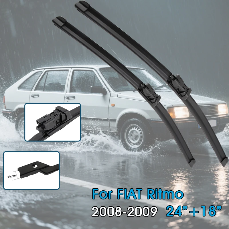 Щетки стеклоочистителя автомобиля 24 "+ 18" для FIAT Ritmo 2008-2009 лобовое стекло, щетки переднего стекла, автомобильные аксессуары
Щетки стеклоочистителя автомобиля 24 "+ 18" для FIAT Ritmo 2008-2009 лобовое стекло, щетки переднего стекла, автомобильные аксессуары