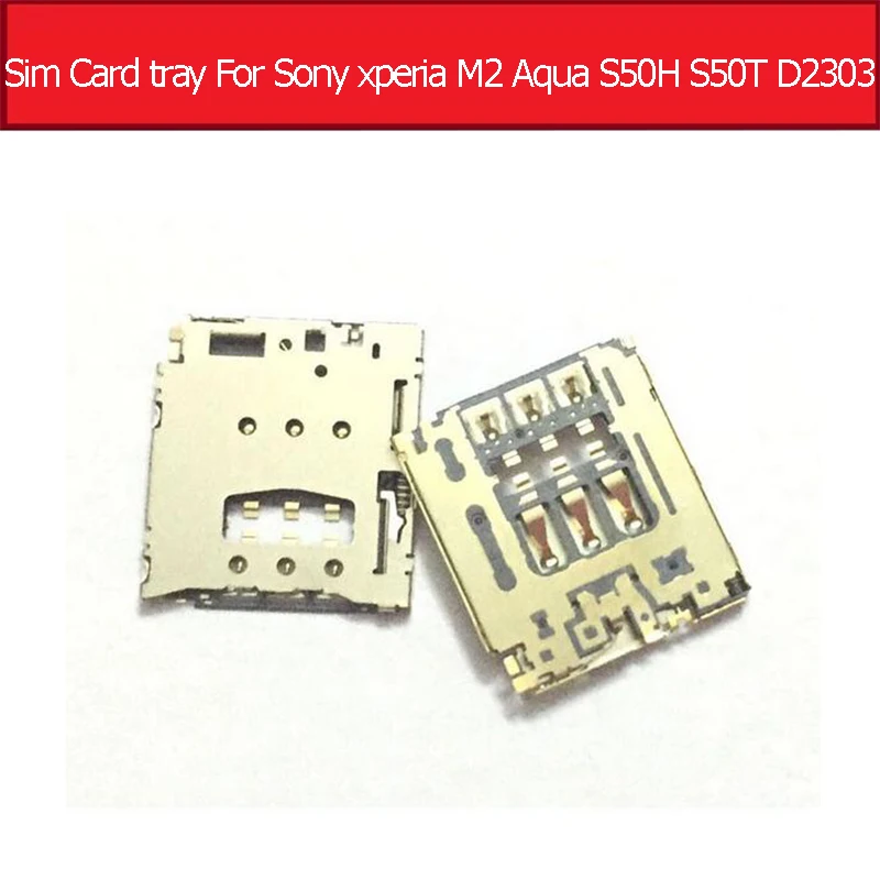 Genuine Sim Card Slot For Sony xperia M2 Aqua S50H S50T D2303 D2305 D2306 Sim Card Adapter Reader Holder Replacement Parts
Genuine Sim Card Slot For Sony xperia M2 Aqua S50H S50T D2303 D2305 D2306 Sim Card Adapter Reader Holder Replacement Parts