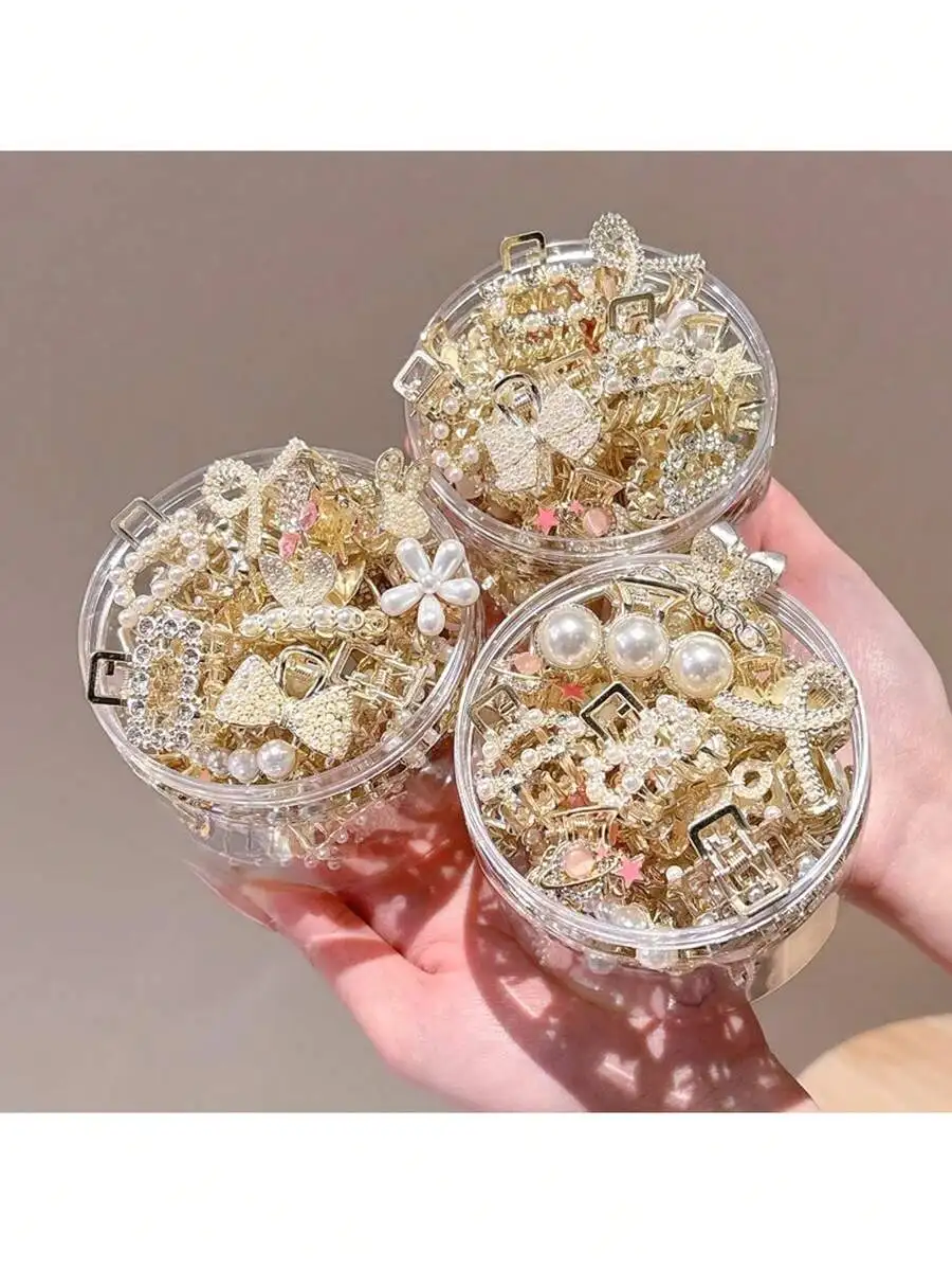 8pcs Womens Faux Pearl Hair Clips Assorted Metallic Mini Hair Accessories Decorative Everyday Use
8pcs Womens Faux Pearl Hair Clips Assorted Metallic Mini Hair Accessories Decorative Everyday Use