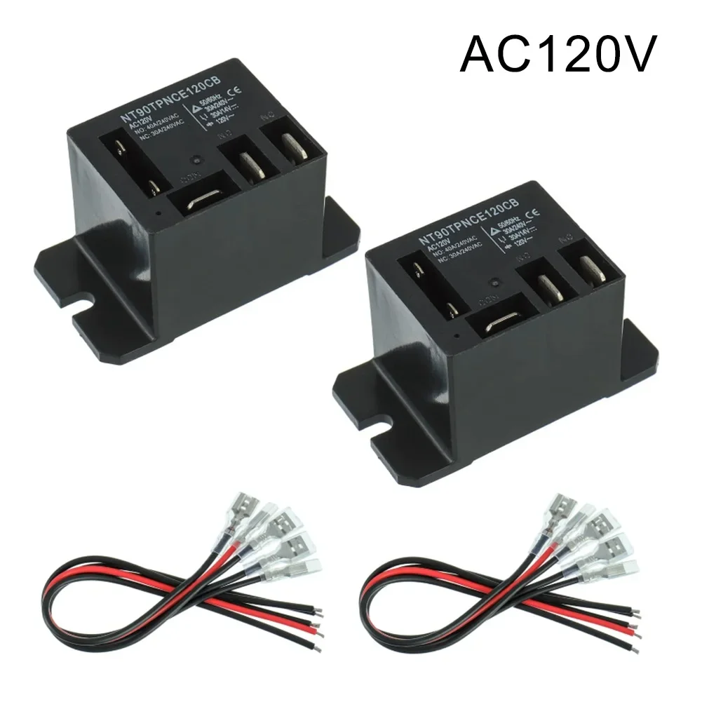 Two Pack of Compact Mini Relays (40A) Designed to Handle Both AC and DC Loads Supplied with Ten Quick Connectors
Two Pack of Compact Mini Relays (40A) Designed to Handle Both AC and DC Loads Supplied with Ten Quick Connectors