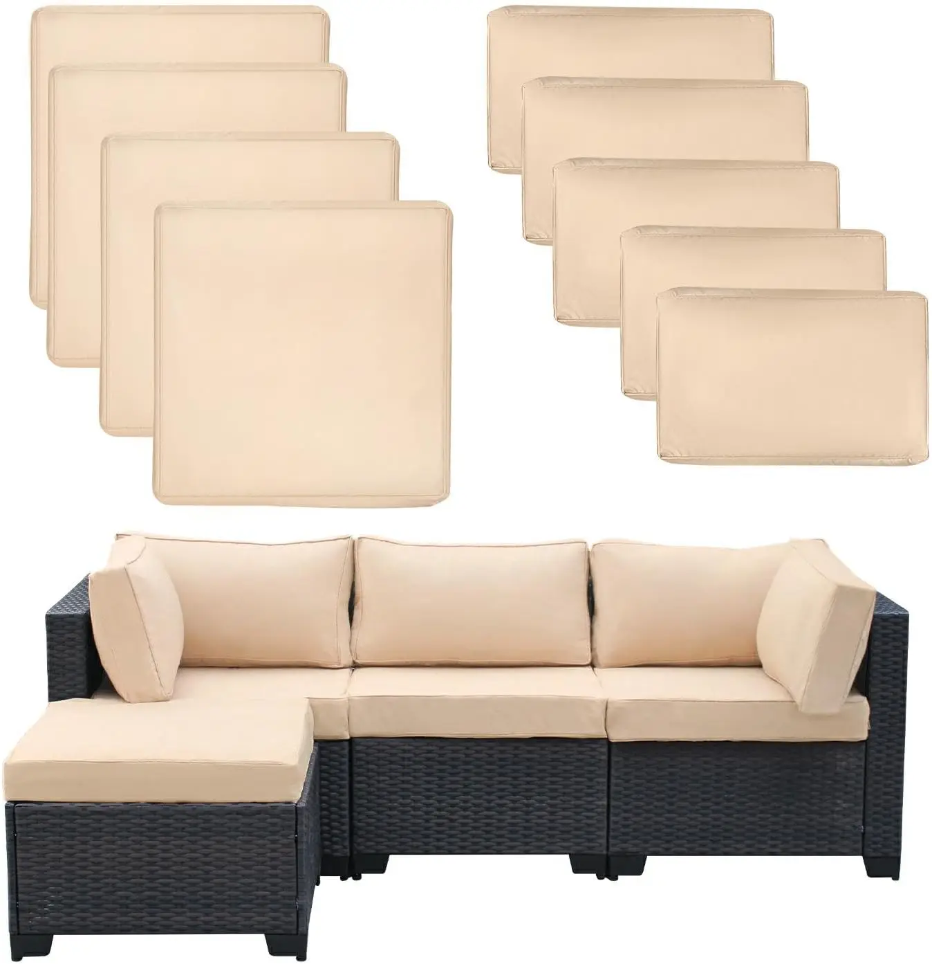 9 Pcs Patio Cushion Covers Outdoor Cushion Cover Replacement For Patio Furniture Sofa Couch Slipcovers,Outdoor Sofa Covers
9 Pcs Patio Cushion Covers Outdoor Cushion Cover Replacement For Patio Furniture Sofa Couch Slipcovers,Outdoor Sofa Covers