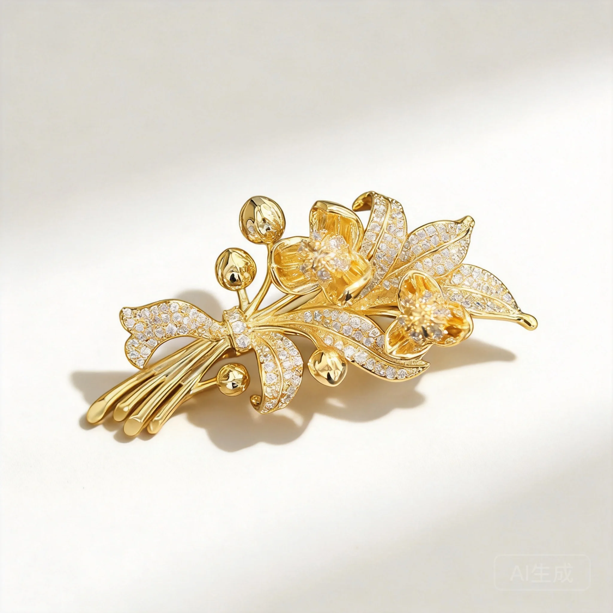 Chinese Style Lucky Wealth Blessing Golden Full Pave Rhinestone Flower Brooch Elegant Luxury Women Floral Corsage Jewelry For
Chinese Style Lucky Wealth Blessing Golden Full Pave Rhinestone Flower Brooch Elegant Luxury Women Floral Corsage Jewelry For