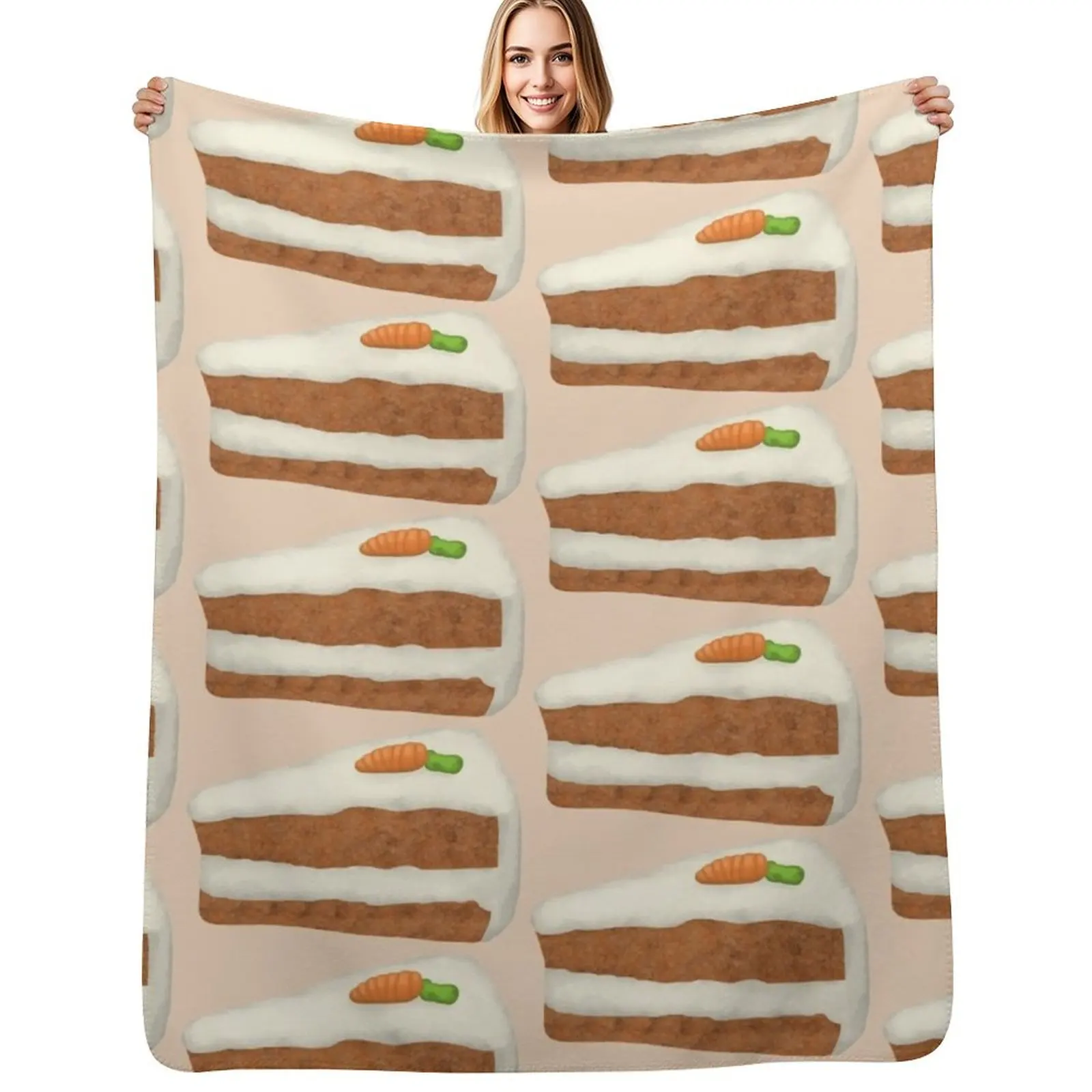 Carrot Cake Throw Blanket Warm Flannel Blanket for Couch Chair Bedroom
Carrot Cake Throw Blanket Warm Flannel Blanket for Couch Chair Bedroom