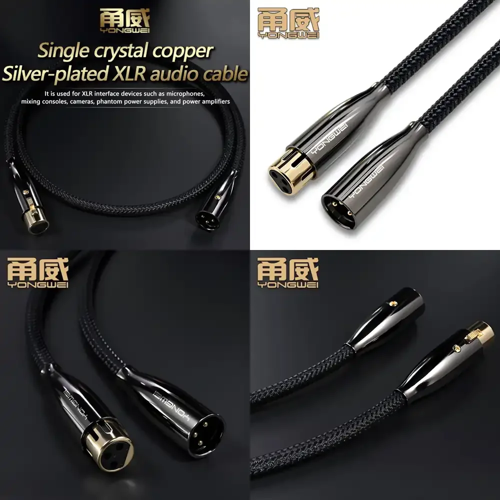 YONGWEI XLR Male to Female Audio Cable for Shure Aiken Fox Sound Card Levitt Iron Delta Condenser Microphone Studio Recording
YONGWEI XLR Male to Female Audio Cable for Shure Aiken Fox Sound Card Levitt Iron Delta Condenser Microphone Studio Recording