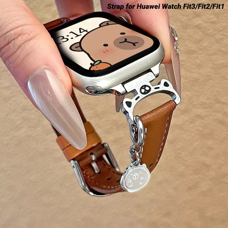 Cowhide strap For Huawei watch Fit3 Watchband for Huawei watch Fit2/ Fit1 Woman Correa Bracelet SmartWatch Wristband Sport belt
Cowhide strap For Huawei watch Fit3 Watchband for Huawei watch Fit2/ Fit1 Woman Correa Bracelet SmartWatch Wristband Sport belt