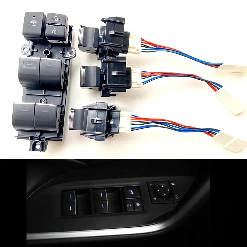 OEM Led Lighted Power Window Switch For Toyota Rav4 Rav 4 Chr Corolla 2019 -2025 Backlight Upgrade 84040-12200 8404012200
OEM Led Lighted Power Window Switch For Toyota Rav4 Rav 4 Chr Corolla 2019 -2025 Backlight Upgrade 84040-12200 8404012200