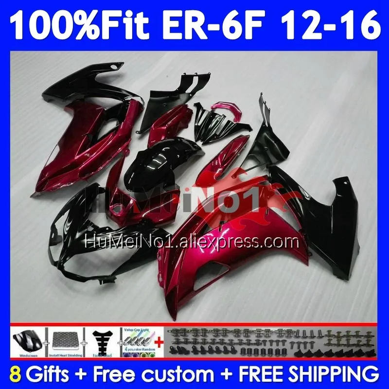 Injection For KAWASAKI NINJA 650R ER-6F ER6 F ER 6F 247No.80 ER6F 12 13 Metal red 14 15 16 2012 2013 2014 2015 2016 Fairings
Injection For KAWASAKI NINJA 650R ER-6F ER6 F ER 6F 247No.80 ER6F 12 13 Metal red 14 15 16 2012 2013 2014 2015 2016 Fairings