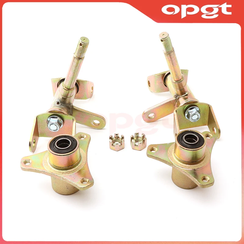 Комплект передней рулевой стойки OPGT 15 мм с шарнирным шарниром и ступицей колеса 6 дюймов для самостоятельной сборки картингов, квадроциклов, багги, UTV и мотовездеходов с двигателями 49cc, 50cc, 70cc, 90cc, 110cc
Комплект передней рулевой стойки OPGT 15 мм с шарнирным шарниром и ступицей колеса 6 дюймов для самостоятельной сборки картингов, квадроциклов, багги, UTV и мотовездеходов с двигателями 49cc, 50cc, 70cc, 90cc, 110cc