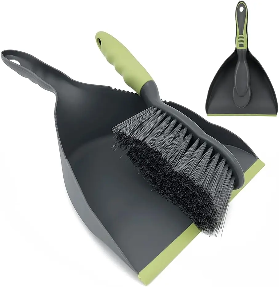 2-Piece Dustpan & Brush Set for Home, Car, Pet Hair - Ergonomic, Compact Storage
2-Piece Dustpan & Brush Set for Home, Car, Pet Hair - Ergonomic, Compact Storage
