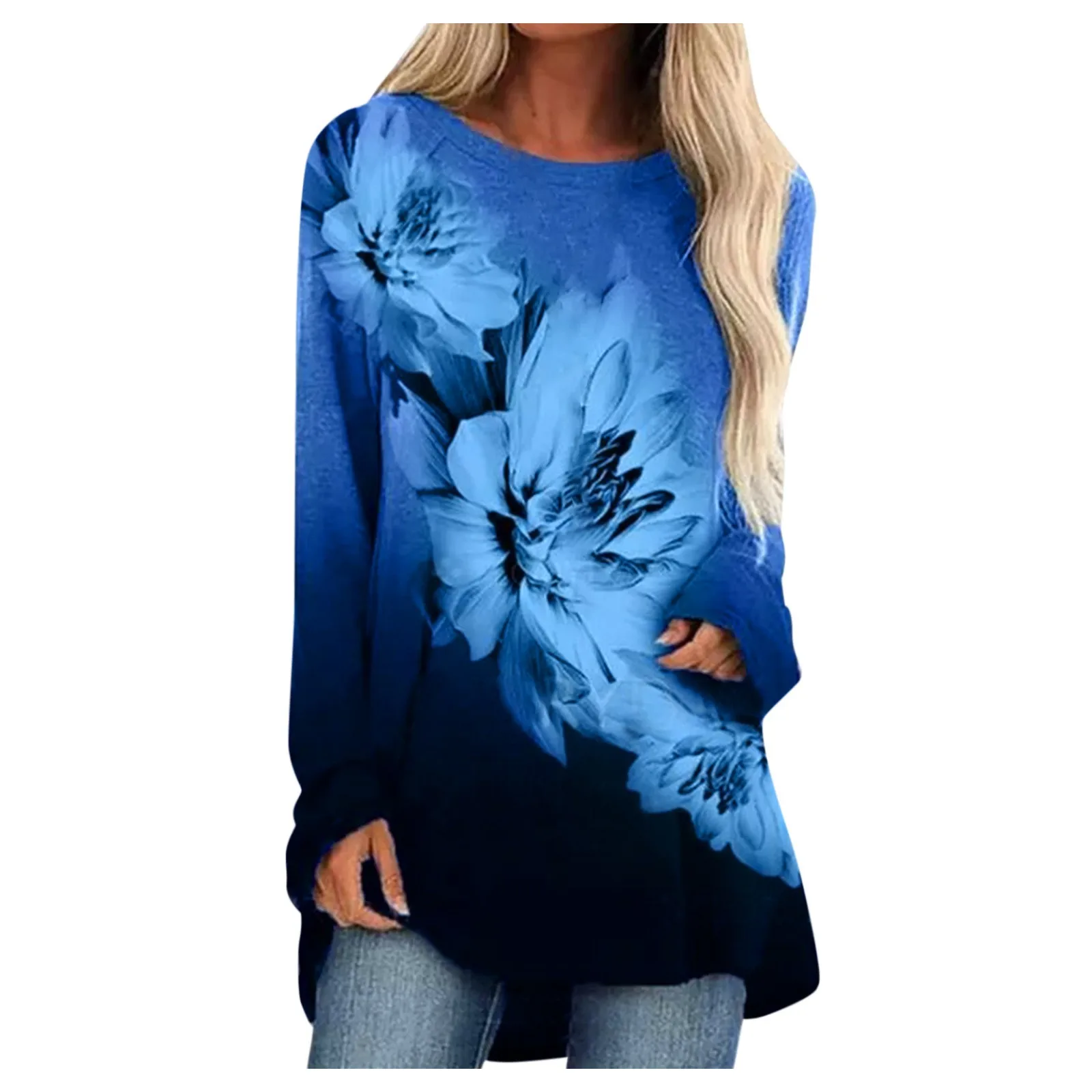 Fashion Women Casual Comfortable Long Sleeve Crewneck Printed top Long Sleeve T-shirt Women
Fashion Women Casual Comfortable Long Sleeve Crewneck Printed top Long Sleeve T-shirt Women