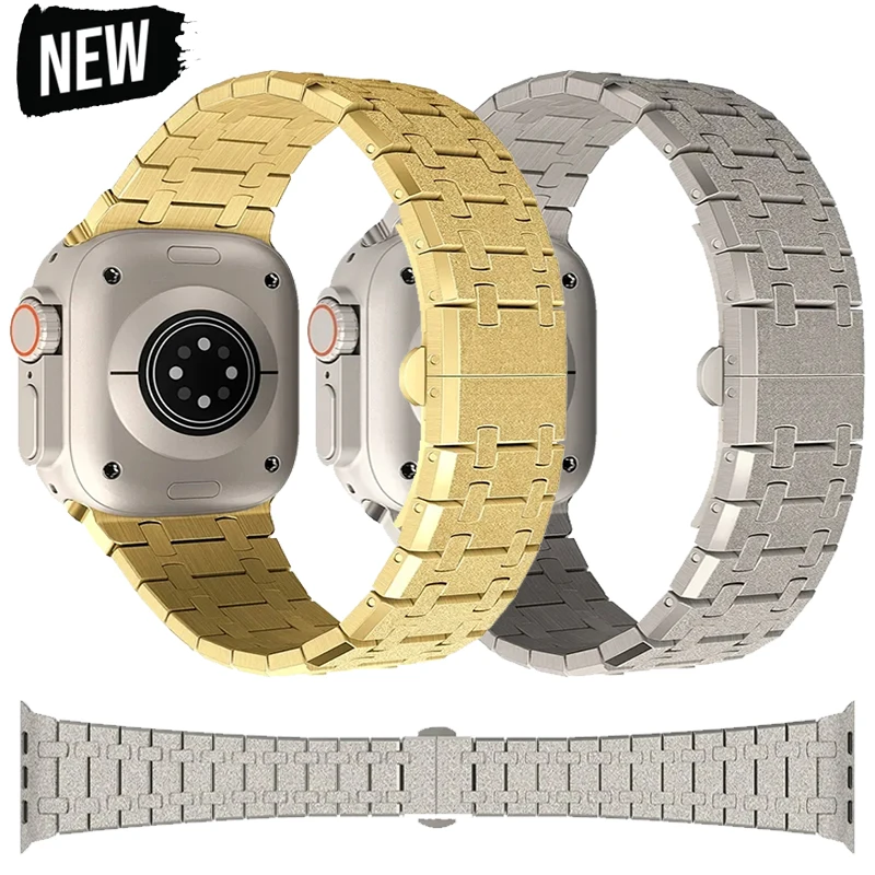 Luxury Shiny Stainless Steel Strap for Apple Watch Band Ultra 2 49mm 46mm 45mm 44mm 42mm Metal Bracelet Iwatch 10 9 8 7 6 SE 5 4
Luxury Shiny Stainless Steel Strap for Apple Watch Band Ultra 2 49mm 46mm 45mm 44mm 42mm Metal Bracelet Iwatch 10 9 8 7 6 SE 5 4