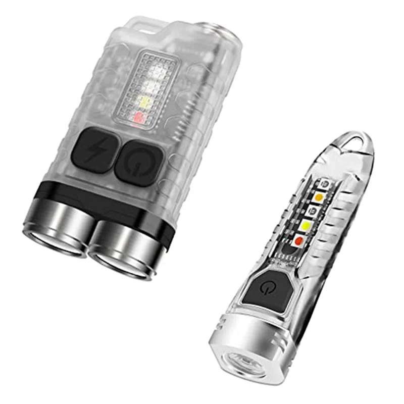 AB7-V3 Mini Keychain Flashlights,900LM USB-C Rechargeable LED Flash Light with Tail Magnet,V1 IPX6 Pocket Flashlight
AB7-V3 Mini Keychain Flashlights,900LM USB-C Rechargeable LED Flash Light with Tail Magnet,V1 IPX6 Pocket Flashlight