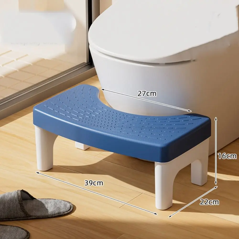 Portable Removable Toilet Seat Stool Plastic Non-slip Foot Stool Thickening Anti Curling Leg Poop Stool Bathroom Step Stool
Portable Removable Toilet Seat Stool Plastic Non-slip Foot Stool Thickening Anti Curling Leg Poop Stool Bathroom Step Stool
